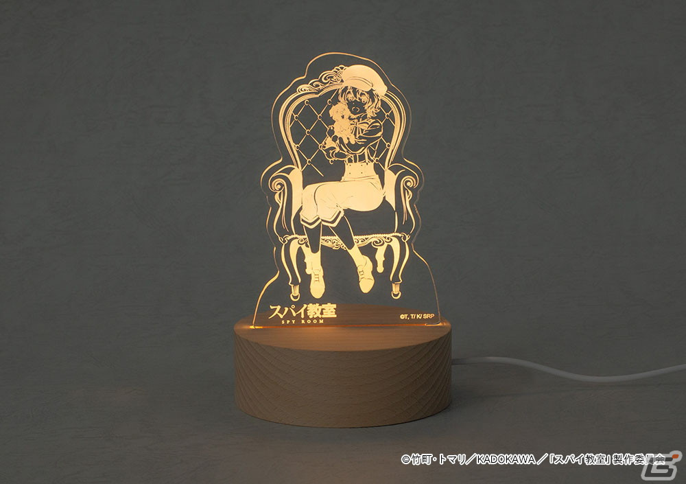 TVアニメ「スパイ教室」のアクリルブロックやルームライトなどがキャラ印.comに登場！DMM通販限定デザインもの画像15