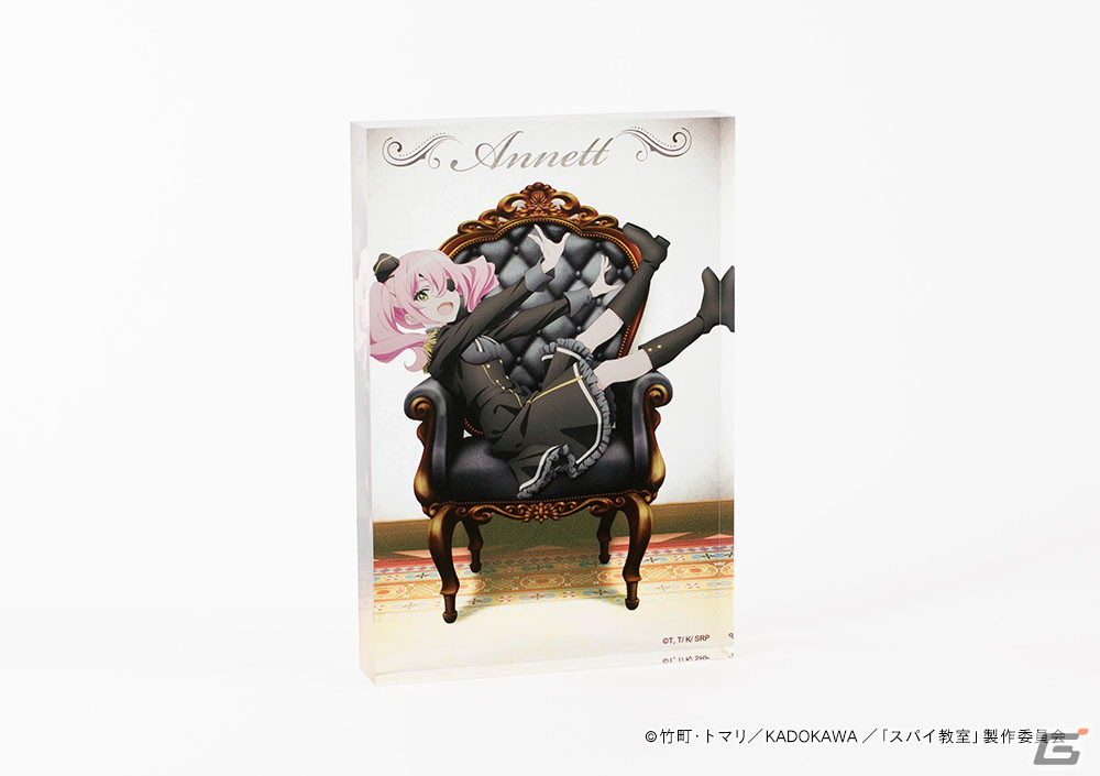 TVアニメ「スパイ教室」のアクリルブロックやルームライトなどがキャラ印.comに登場！DMM通販限定デザインもの画像8