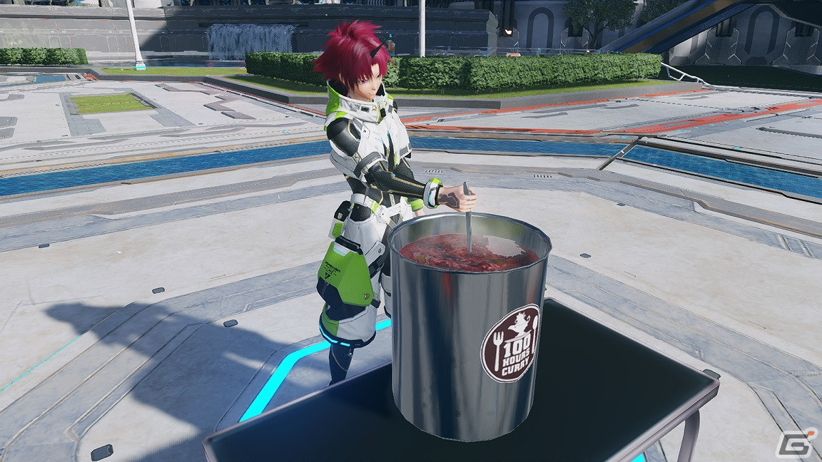 「PSO2 ニュージェネシス」と「100時間カレー」のコラボが実施！カレーモチーフのロビーアクションやアクセサリーをゲットしようの画像9