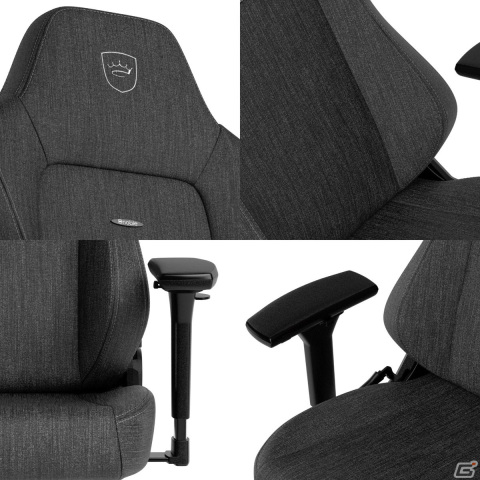 noblechairs初のファブリック素材により1年を通して快適な座り心地を実現したゲーミングチェア「TXシリーズ」3モデルが一般発売！の画像6
