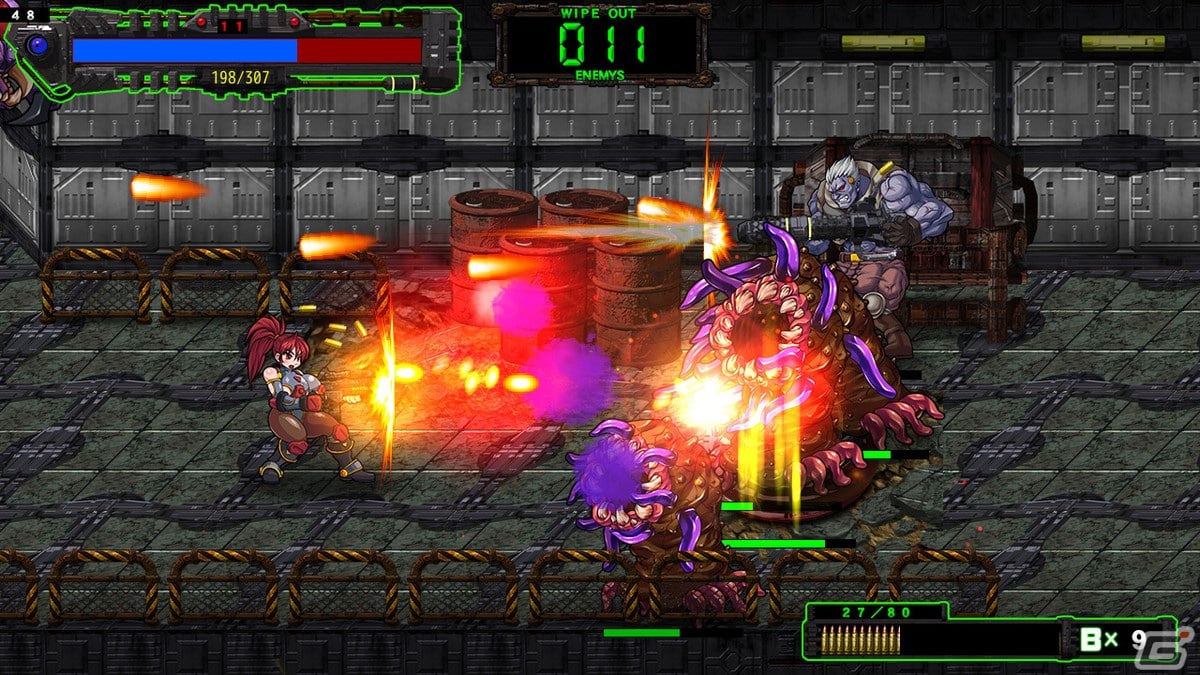 撃ちまくりの爽快アクションSTG「ツクールシリーズ　地球侵略獣」がSwitchで配信開始！の画像2