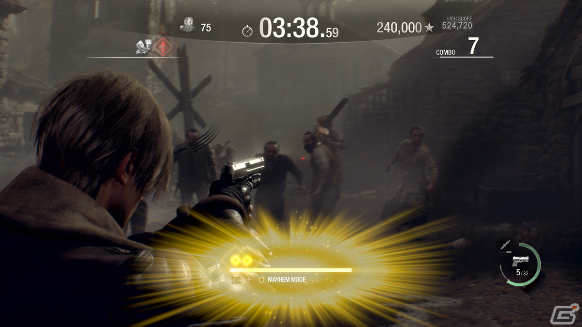 「バイオハザード RE:4」次々に現れる敵を倒しハイスコアを目指せ！無料DLC「ザ・マーセナリーズ」が配信開始の画像8
