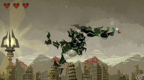 巨大な鎧獣のバランスを崩して転倒させる新感覚ACT「フックと鎧獣」がSteamにて無料配信！の画像2