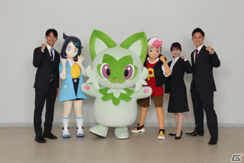 アニメ新シリーズ「ポケットモンスター」のリコとロイ、ニャオハがテレビ東京新入社員の応援に駆け付けの画像3