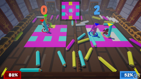 「カラーブレイカーズ みんなでペイントバトル」がSwitch/Steamで4月28日に発売！最大4人で遊べるペイントパーティーゲームの画像4