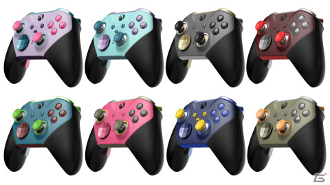 Xbox Design Labに「Xbox Elite シリーズ 2」の新色が追加！何十億通りものバリエーションから自分だけのカスタマイズをの画像1