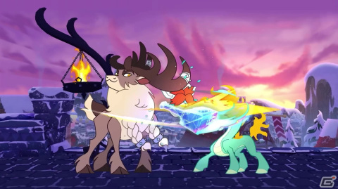 「Them's Fightin' Herds」氷で斧や盾を作り出すトナカイ「Stronghoof」が参戦！精霊「Vetr」とのタッグ攻撃で間合いを詰めるの画像5