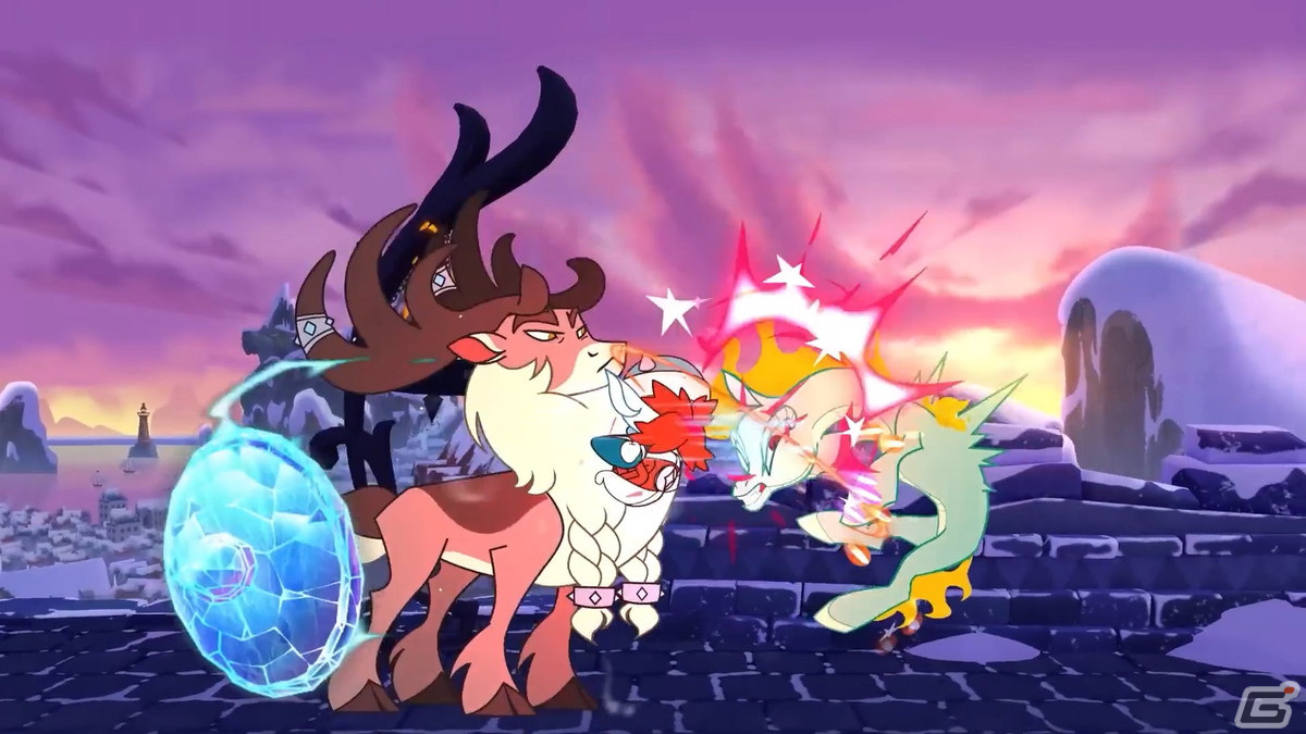 「Them's Fightin' Herds」氷で斧や盾を作り出すトナカイ「Stronghoof」が参戦！精霊「Vetr」とのタッグ攻撃で間合いを詰めるの画像3