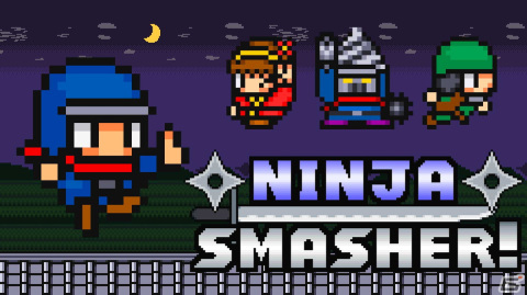 連続切りで敵を切りさけ！爽快忍者2Dアクション「ニンジャスマッシャー！」が4月27日よりSwitchで配信開始の画像1