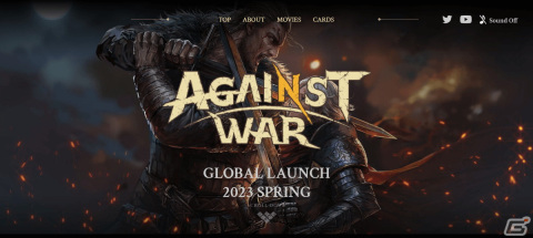 「Against War」の公式サイトが公開！ピロー北側さんによるプレイ動画も公式YouTubeにて順次公開中の画像1