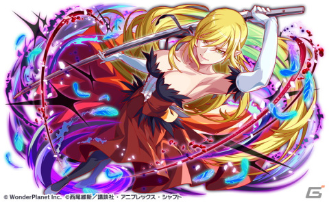 「クラッシュフィーバー」とアニメ「〈物語〉シリーズ」のコラボが開催決定！専用ボイス付きの戦場ヶ原ひたぎたちがガチャに登場の画像7