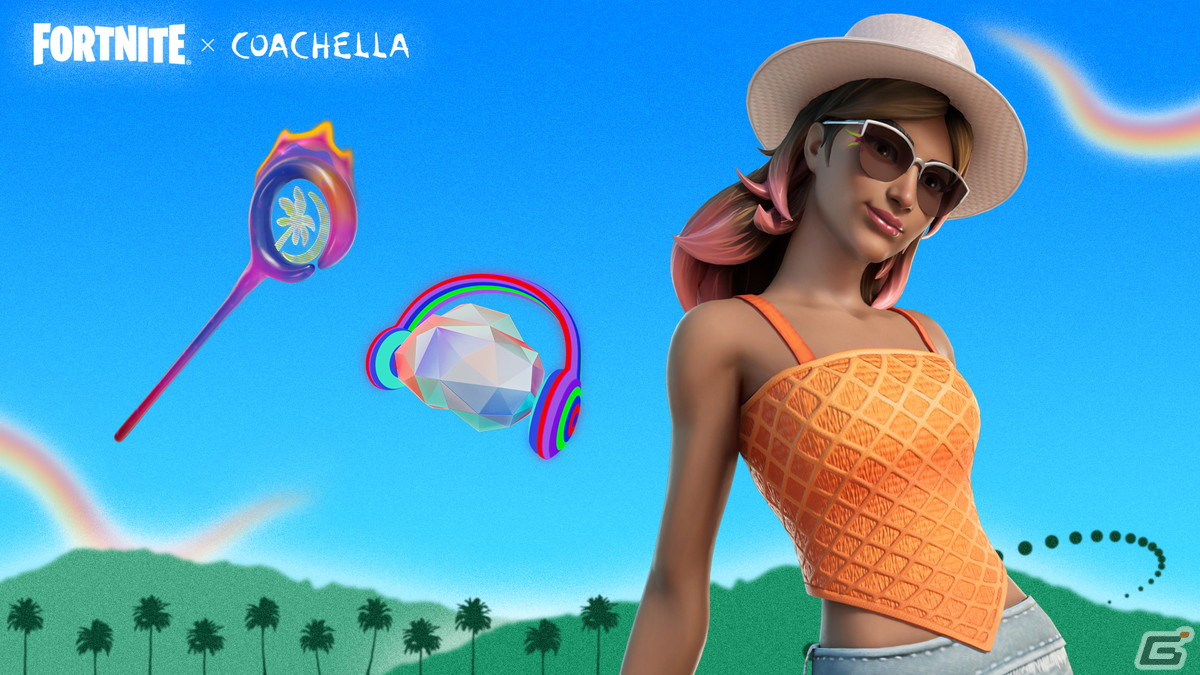 「フォートナイト」にてミュージックとアートの祭典「Coachella」とのコラボが再び！Coachella島やコラボアイテムが登場の画像14