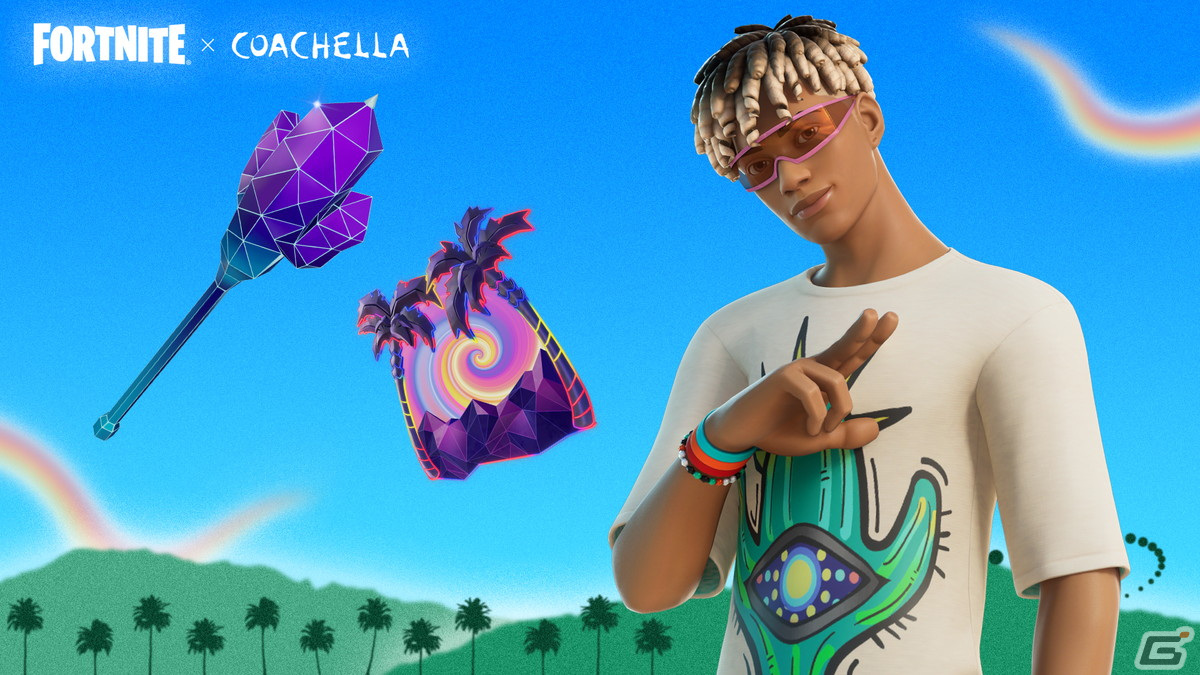 「フォートナイト」にてミュージックとアートの祭典「Coachella」とのコラボが再び！Coachella島やコラボアイテムが登場の画像16
