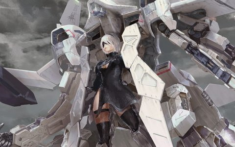 動画コンテンツ「本日開店！スクエニ模型店」が公開！声優陣が「NieR:Automata」プラスチックモデルキットのウェザリング（汚し加工）に挑戦