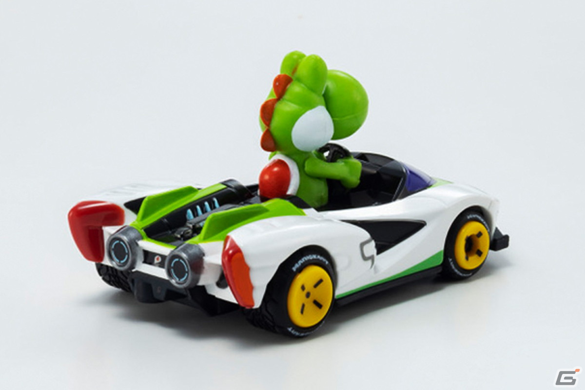 マリオカート」に登場する車種をキャラとともに再現したプルバックカー