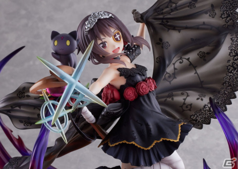 アニメ「この素晴らしい世界に祝福を！」よりめぐみんを漆黒の薔薇ドレスで1/7スケールフィギュア化！の画像11