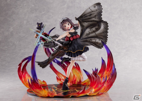 アニメ「この素晴らしい世界に祝福を！」よりめぐみんを漆黒の薔薇ドレスで1/7スケールフィギュア化！の画像15