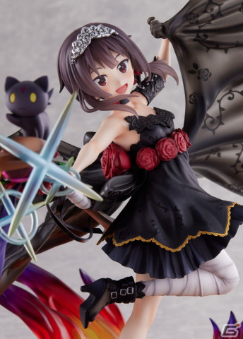 アニメ「この素晴らしい世界に祝福を！」よりめぐみんを漆黒の薔薇ドレスで1/7スケールフィギュア化！の画像16