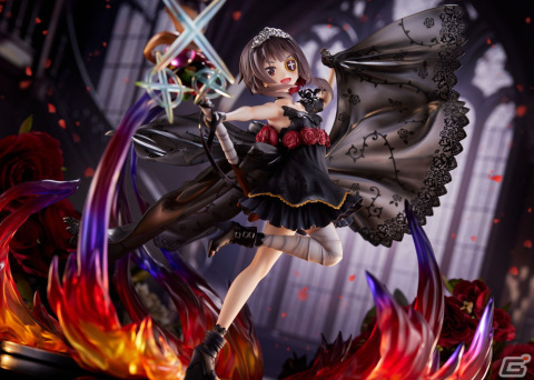アニメ「この素晴らしい世界に祝福を！」よりめぐみんを漆黒の薔薇ドレスで1/7スケールフィギュア化！の画像3