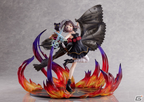 アニメ「この素晴らしい世界に祝福を！」よりめぐみんを漆黒の薔薇ドレスで1/7スケールフィギュア化！の画像9