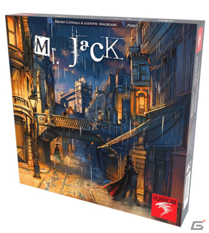 2人用推理ボードゲーム「Mr.ジャック」がボックスやゲームボードをリニューアルして5月下旬に発売！日本語を含む多言語に対応の画像1