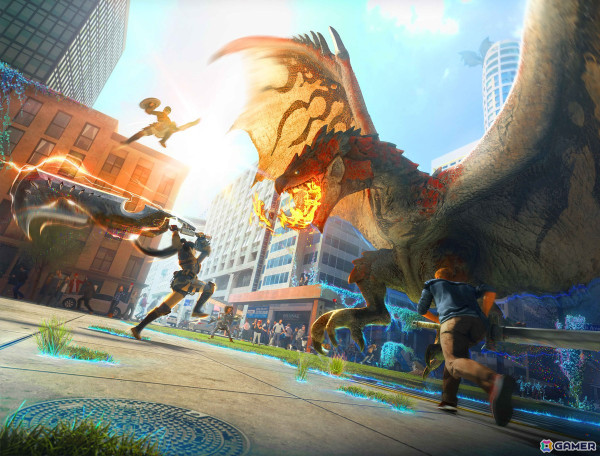 位置情報とAR技術を駆使しリアルワールドで「モンハン」を楽しめる「Monster Hunter Now」が全世界で9月に配信！の画像1