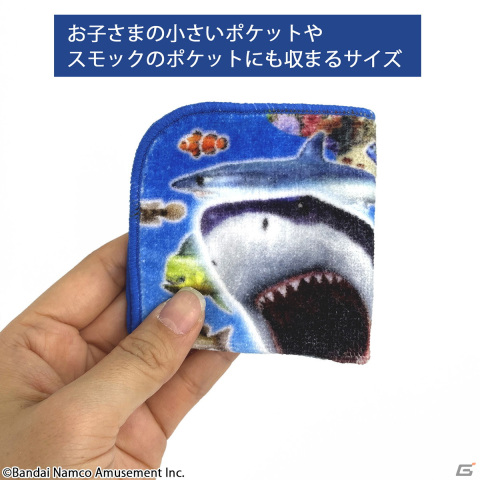 「釣りスピリッツ」3Pミニタオルやポケットポーチなど新グッズ4種が発売！ホホジロザメやモンスターアンコウが描かれたデザインにの画像3