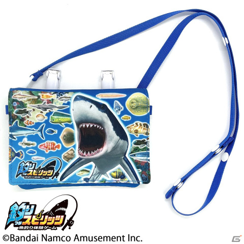 「釣りスピリッツ」3Pミニタオルやポケットポーチなど新グッズ4種が発売！ホホジロザメやモンスターアンコウが描かれたデザインにの画像4