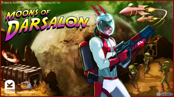 地球外生命体から探査チームを守るレトロ風ACT「Moons of Darsalon」がSteamで配信！スペインの著名音楽DJによる力作の画像1