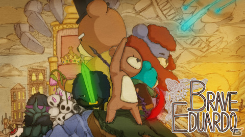 「ブレイブエドゥアルド:テディベアの冒険物語」のデモ版がSteamで配信！テディベアとなって手描き風マップを進む2DオープンワールドRPGの画像1