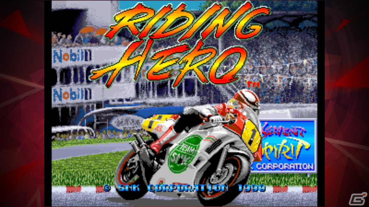 「ライディングヒーロー アケアカNEOGEO」がiOS/Androidでリリース！1990年にSNKから発売されたバイクレースゲームの画像1
