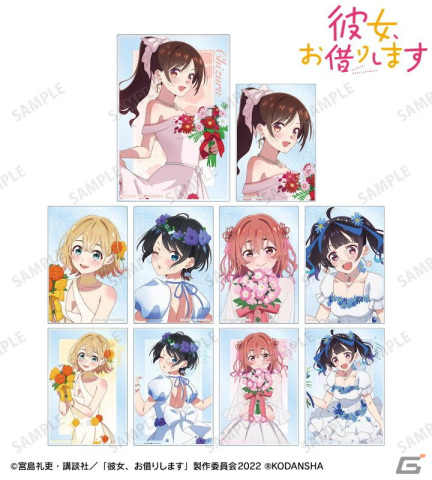 TVアニメ「彼女、お借りします」第2期の描き下ろしイラスト 花びらドレスver.のグッズ各種がAMNIBUSで登場！の画像6