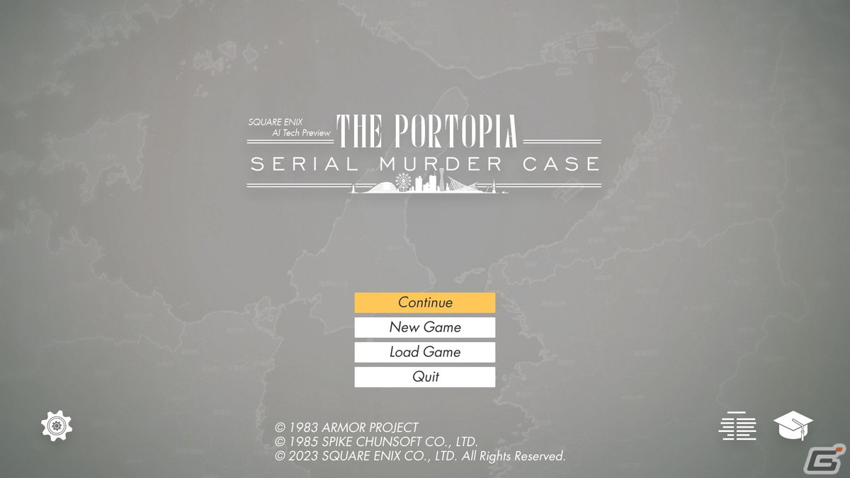 「ポートピア連続殺人事件」を通してAI技術の進化を体験！「SQUARE ENIX AI Tech Preview: THE PORTOPIA SERIAL MURDER CASE」が4月24日に公開の画像6