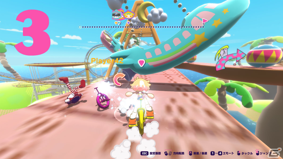 マウスホイールで一輪車を漕ぐお邪魔レースゲーム「EXCYCLE」がSteamにて無料配信！の画像9