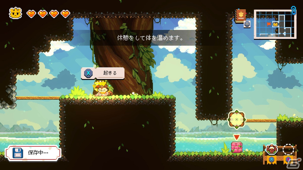 「ザ・ラムジー」が4月28日にSteamで先行リリース！かわいいリスが主人公の2D探索型アクションゲームの画像2