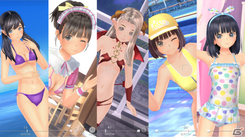 「LoveR Kiss」「LoveR」サキュバス、メイド、水着など魅惑のコスチュームが登場！追加DLCとして4月27日に配信の画像1