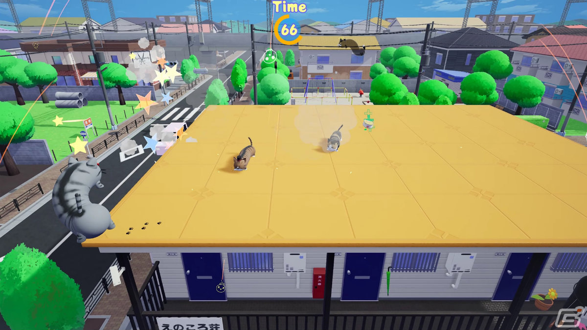 「Nyaaaanvy」のSwitch版が配信決定！ネコっぽい生き物が繰り広げる大乱闘尻相撲アクションの画像2