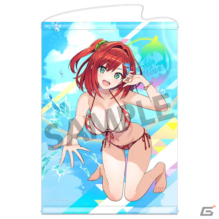 「ドルフィンウェーブ」よりB2タペストリー、ビジュアルアクリルプレートが登場！の画像1