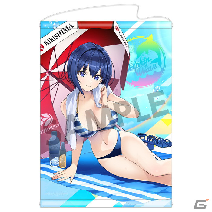 「ドルフィンウェーブ」よりB2タペストリー、ビジュアルアクリルプレートが登場！の画像2