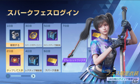 「アース：リバイバル」でGWイベント「スパークフェス」が4月26日より開催！1時間限定の宝箱や限定UR装備などが登場の画像2