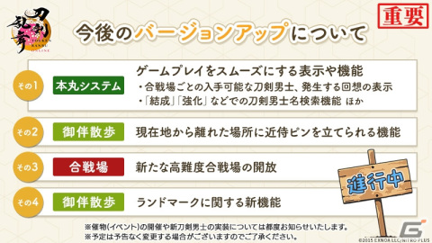 「刀剣乱舞ONLINE」新たな刀剣男士「石田正宗」（CV:堀江瞬）が登場！デザインや機能をリニューアルする大型アップデートが実施の画像12
