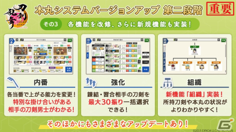 「刀剣乱舞ONLINE」新たな刀剣男士「石田正宗」（CV:堀江瞬）が登場！デザインや機能をリニューアルする大型アップデートが実施の画像4