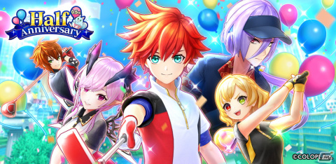「白猫GOLF」ハーフアニバーサリー記念キャンペーンが開催！虹のチェストがもらえるログインボーナスや記念ミッションなどを実施の画像1