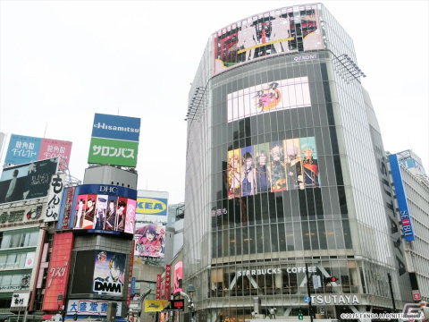 「刀剣乱舞ONLINE」尾上松也さん、ふなっしーがCMに登場！渋谷での大型広告もの画像5