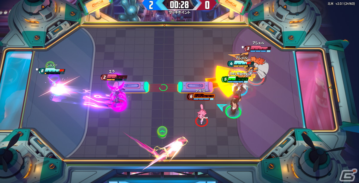 クロスプラットフォーム対応の“3on3 エアホッケー”「オメガストライカーズ」が配信！花江夏樹さんナレーションのローンチ記念映像もの画像8