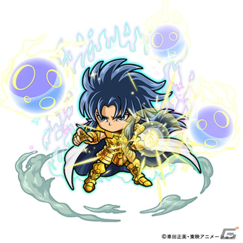 「ポコロンダンジョンズ」でアニメ「聖闘士星矢」とのコラボが開催！黄金聖闘士の「カノン」「ミロ」「シュラ」が新たに登場の画像2