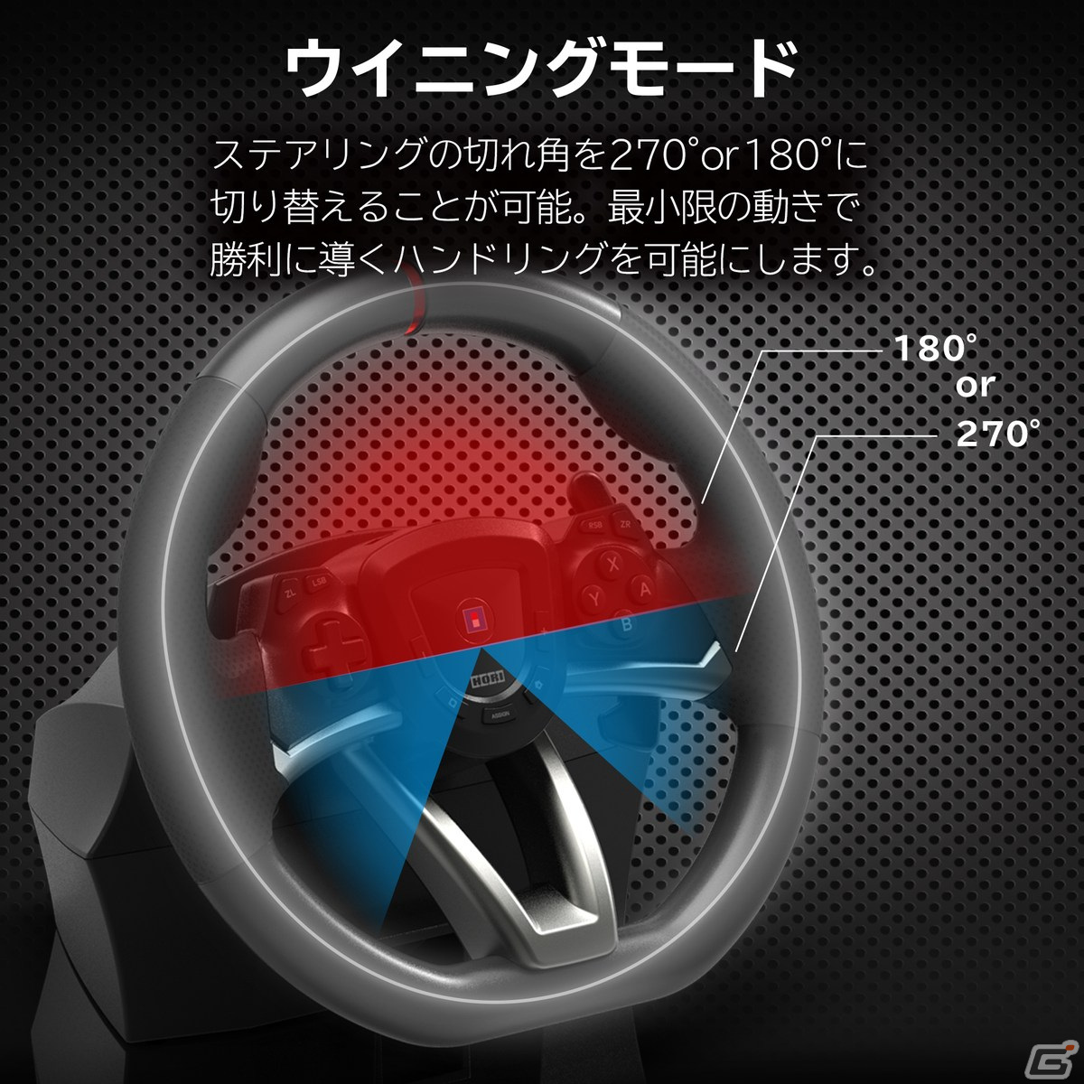ステアリング型コントローラー「レーシングホイール APEX for Nintendo Switch/PC」が5月25日に発売！の画像3
