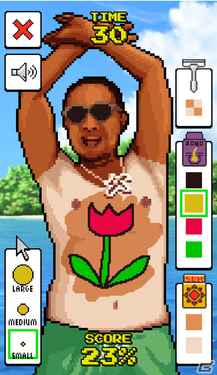 千鳥・大悟さんの身体をキャンバスにしたペイントゲーム「塗レ剃レ！レボリューション」が登場！ノブさんになりきってツッコむこともの画像2