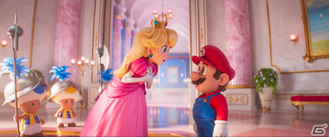 「ザ・スーパーマリオブラザーズ・ムービー」本編映像“ピーチ姫のトレーニングコース”が公開にの画像1