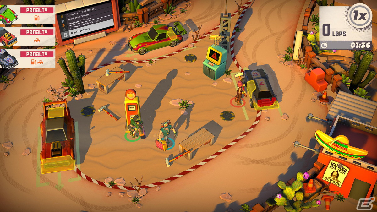 ピットレーンでの作業を楽しむ「Speed Crew」Switch版が6月8日にリリース！4人協力プレイにも対応の画像13